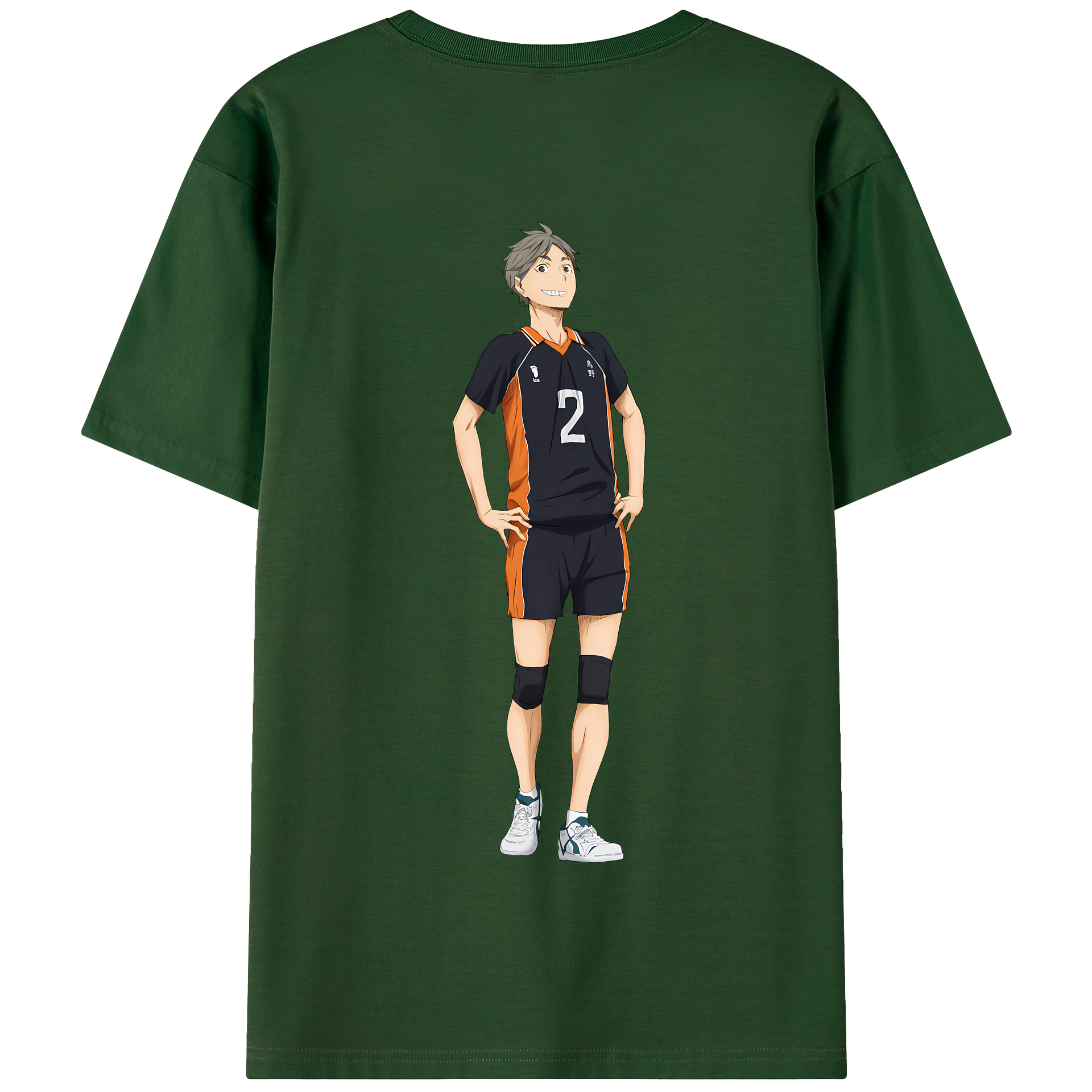 （画像用） ハイキュー!! Haikyu!! 綿100％半袖Tシャツ（背面プリント）